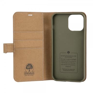 Onsala iPhone 13 Pro Max Fodral ECO Wallet Sand