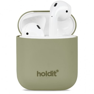 AirPods (1/2) Skal Silikon Nygård Khaki Green - Elgiganten