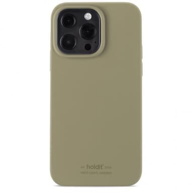 holdit iPhone 13 Pro Skal Silikon Khaki Green