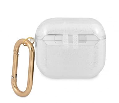 Guess AirPods 3 Skal Glitter Case Transparent
