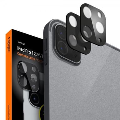 Spigen iPad Pro 11/iPad Pro 12.9 Kameralinsskydd Glas.tR Optik Svart