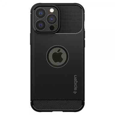 Spigen iPhone 13 Pro Skal Rugged Armor Matte Black
