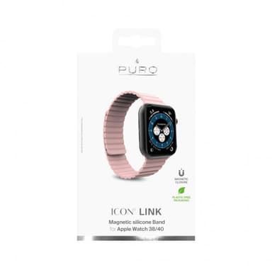 Puro Apple Watch 38/40/41mm Armband Icon Link Rosa