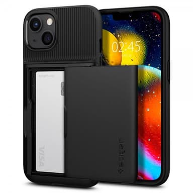 Spigen iPhone 13 Skal Slim Armor CS Svart