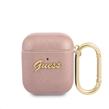 Guess AirPods (1/2) Skal Saffiano Rosa