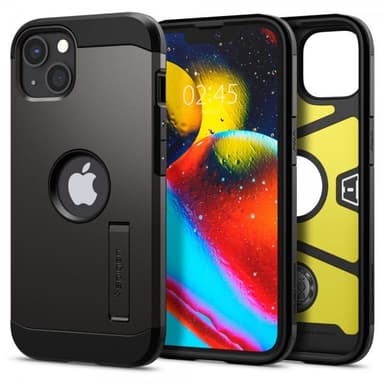 Spigen iPhone 13 Skal Tough Armor Gunmetal