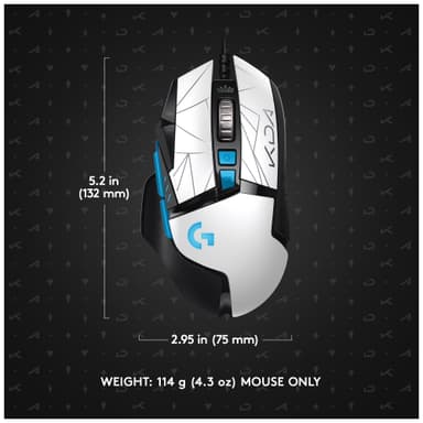 Logitech G502 Lol K/DA USB gamingmus