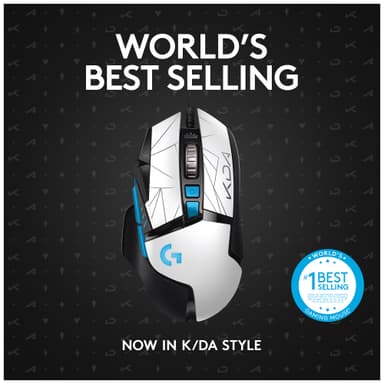 Logitech G502 Lol K/DA USB gamingmus