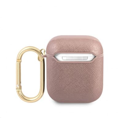 Guess AirPods (1/2) Skal Saffiano Rosa