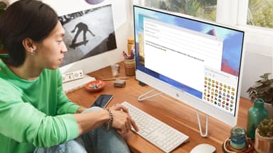 HP All-in-one 27 R5-5/8/512 AIO stationär dator