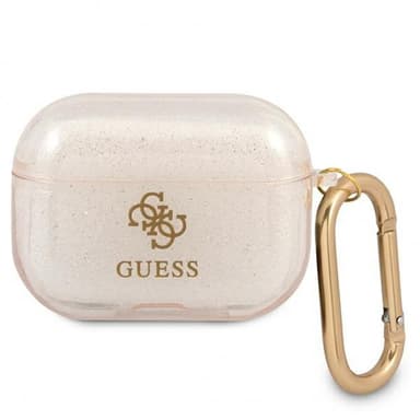 Guess AirPods Pro Skal Glitter Case Guld
