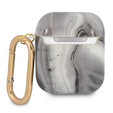 Guess AirPods (1/2) Skal Shiny Marble Svart
