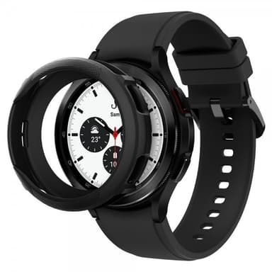 Spigen Samsung Galaxy Watch 4 Classic 46mm Skal Liquid Air Matte Black