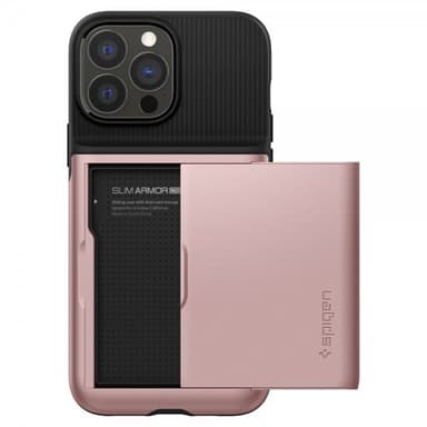 Spigen iPhone 13 Pro Skal Slim Armor CS Roseguld