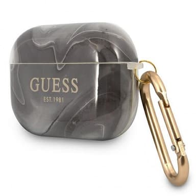 Guess AirPods Pro Skal Shiny Marble Svart