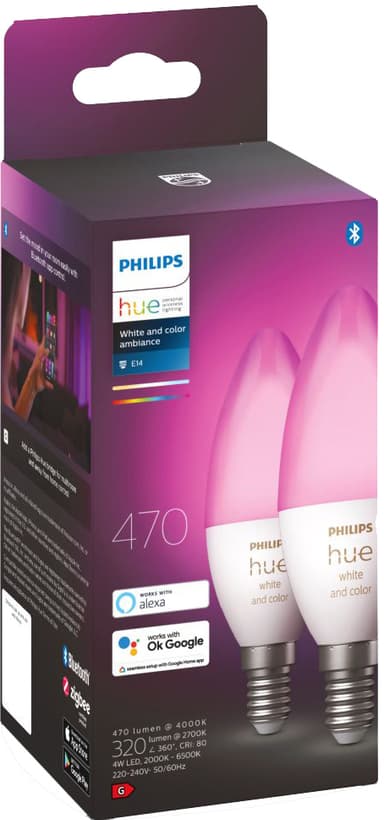 Philips Hue WCA 4W B39 E14 2st