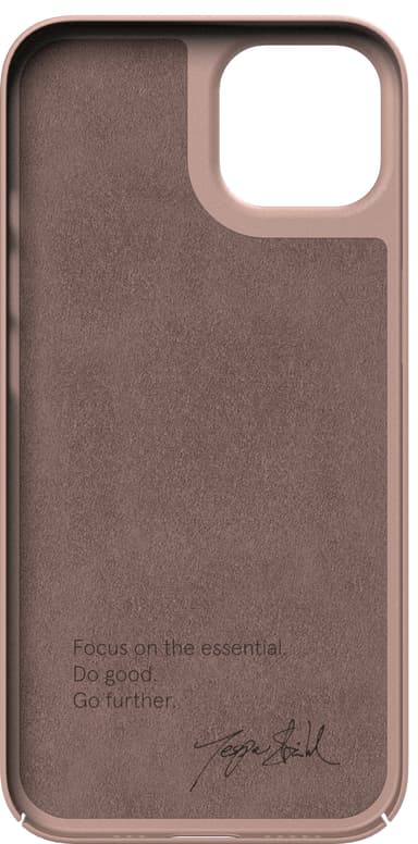 Nudient Thin v3 iPhone 13 fodral (rosa)