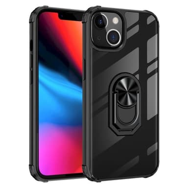 Clear Ring Case Apple iPhone 13  - Svart