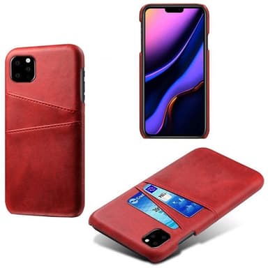Retro skal med kortplatser Apple iPhone 13 Pro  - Röd