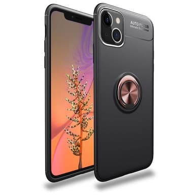 Slim Ring Case Apple iPhone 13 mini  - Svart/Rosè