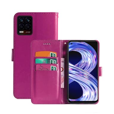 Mobilplånbok 3-kort Realme 8 Pro  - Rosa