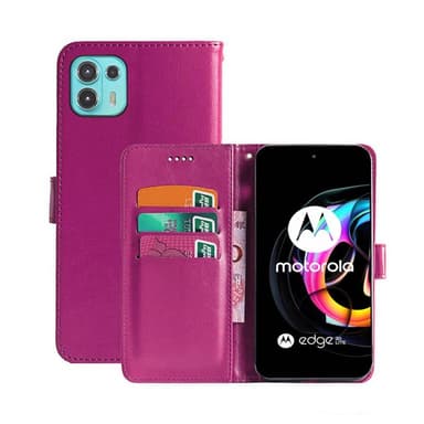 Mobilplånbok 3-kort Motorola Edge 20 Lite  - Rosa