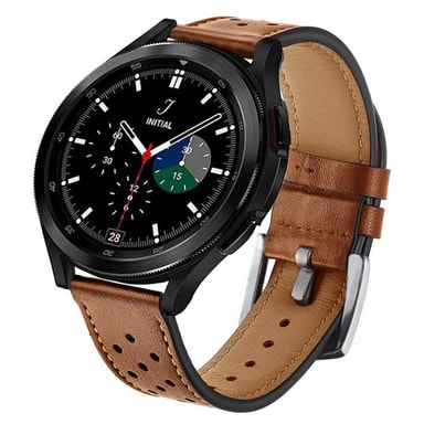 Samsung Galaxy Watch 4 Classic Armband Armband läder Samsung Galaxy Watch 4 Classic (42mm) - Brun - Elgiganten