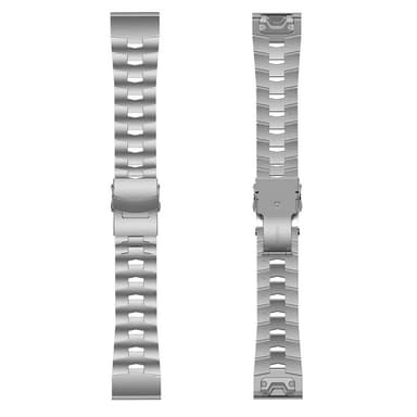 Armband titan Garmin Fenix 6X Pro  - Silver