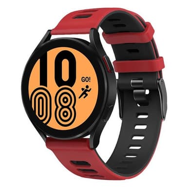 Twin Sport Armband Samsung Galaxy Watch 4 (44mm) - Röd/svart