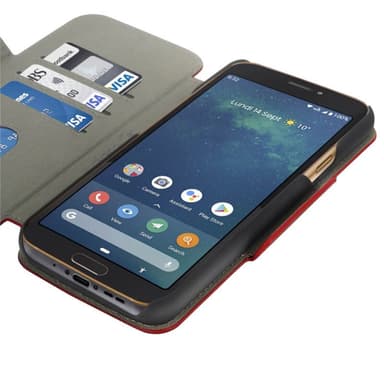 Doro 8080 Wallet Case - Röd
