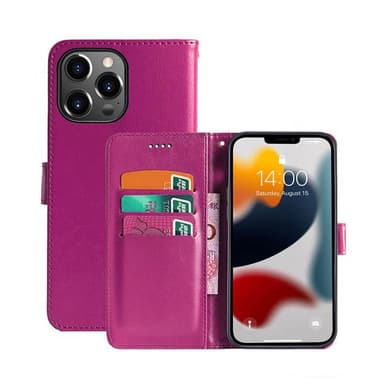 Apple iPhone 13 Pro Max Mobilplånbok 3-kort  - Rosa