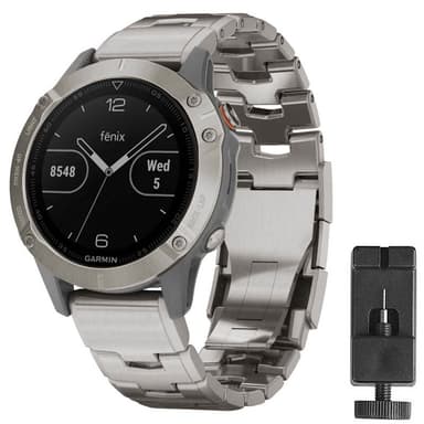 Armband titan Garmin Fenix 5 - Silver
