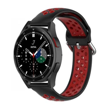 EBN Sport Armband Samsung Galaxy Watch 4 Classic 42mm - Svart/röd
