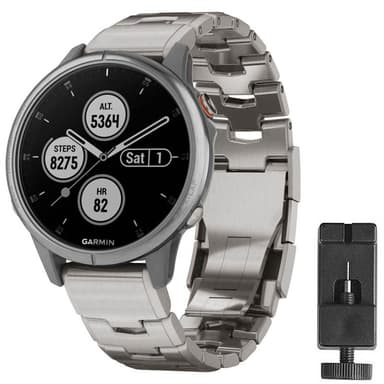 Armband titan Garmin Fenix 6S Pro - Silver