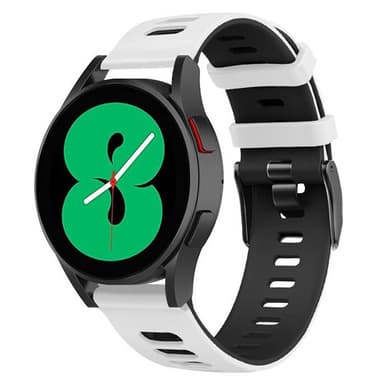 Twin Sport Armband Samsung Galaxy Watch 4 (40mm) - Vit/svart