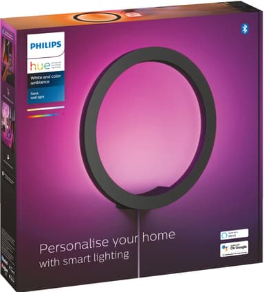 Philips Hue Sana svart vägglampa 20W 24V