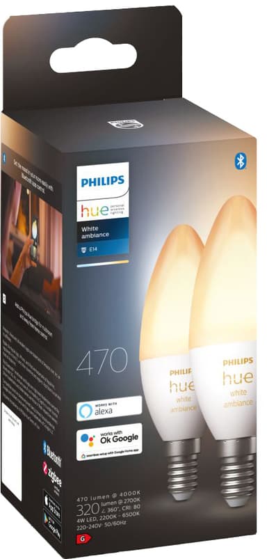 Philips Hue WA 4W B39 E14 2st