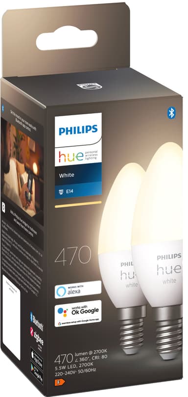 Philips Hue W 5.5W B39 E14 2st