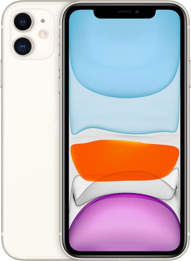 iPhone 11 smartphone 64GB (vit)