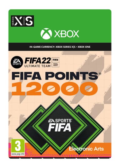 FIFA 22 FUT 12000 Ultimate Team Points - Xbox
