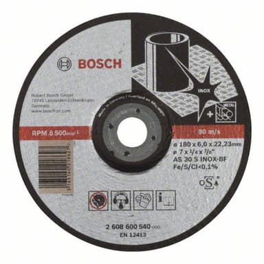 Skrubbskiva bockad 180 mm 22.23 mm Bosch Accessories