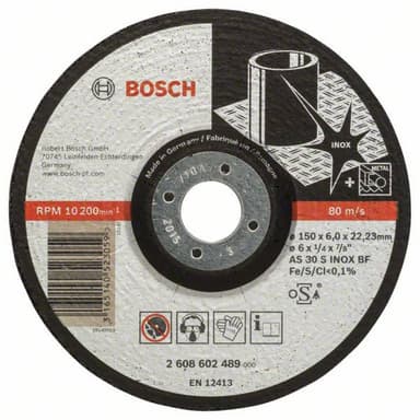 Skrubbskiva bockad 150 mm 22.23 mm Bosch Accessories
