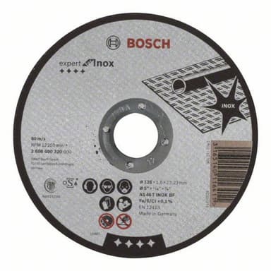 Separationspår rakt 125 mm 22.23 mm Bosch Accessories