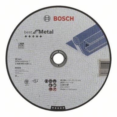 Separationspår rakt 115 mm 22.23 mm Bosch Accessories