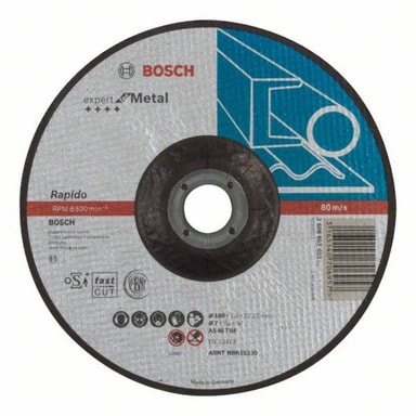 Kapskiva bockad 180 mm 22.23 mm Bosch Accessories - Elgiganten