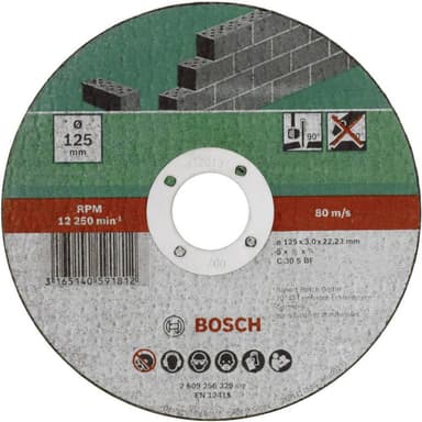 Separationspår rakt 125 mm 22.23 mm Bosch Accessories C
