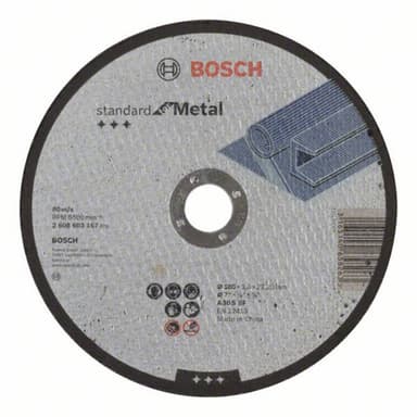 Separationspår rakt 180 mm 22.23 mm Bosch Accessories