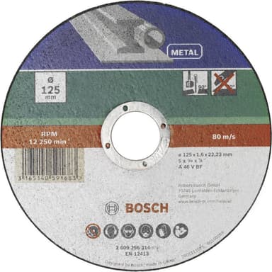 Separationspår rakt 115 mm 22.23 mm Bosch Accessories A