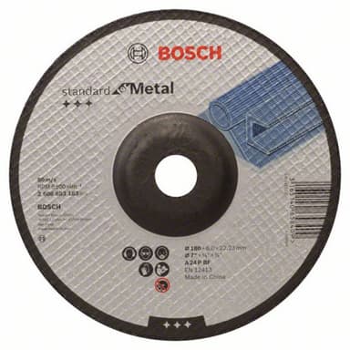 Skrubbskiva bockad 180 mm 22.23 mm Bosch Accessories