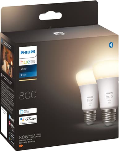 Philips Hue W 9W A60 E27 2st